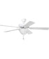 AirPro 52" 5-Blade Ceiling Fan White