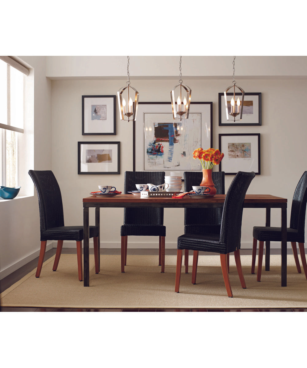 Gather 3-Light Foyer Pendant Brushed Nickel