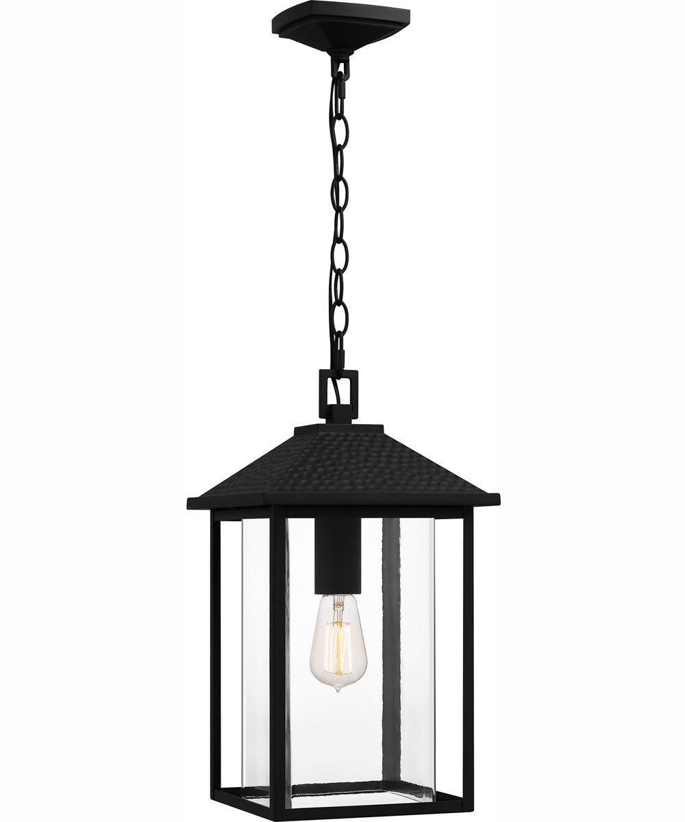 Fletcher Large 1-light Outdoor Pendant Light  Coastal Armour Aluminum Earth Black