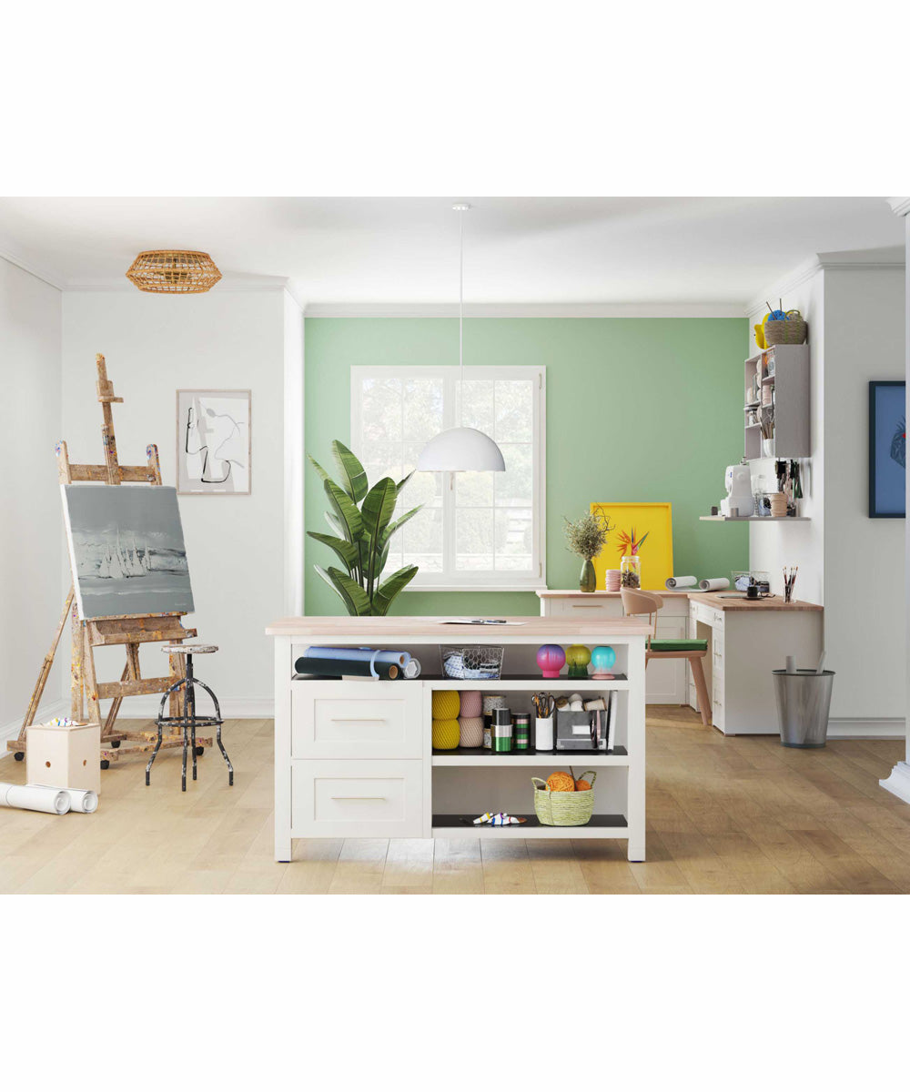 Perimeter 1-Light Mid-Century Modern Pendant with metal Shade Brushed Nickel