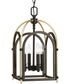 Westfall 4-Light Small Foyer Pendant Antique Bronze
