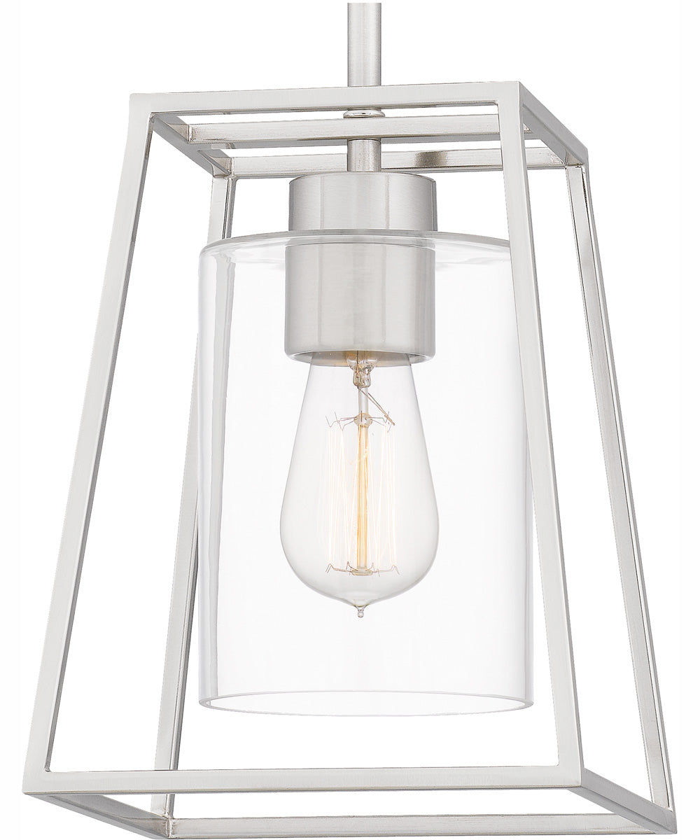 Prescott Small 1-light Mini Pendant Brushed Nickel