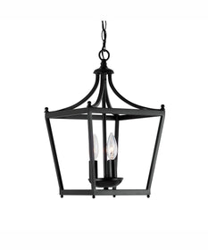 Stanton 3-Light Foyer Matte Black