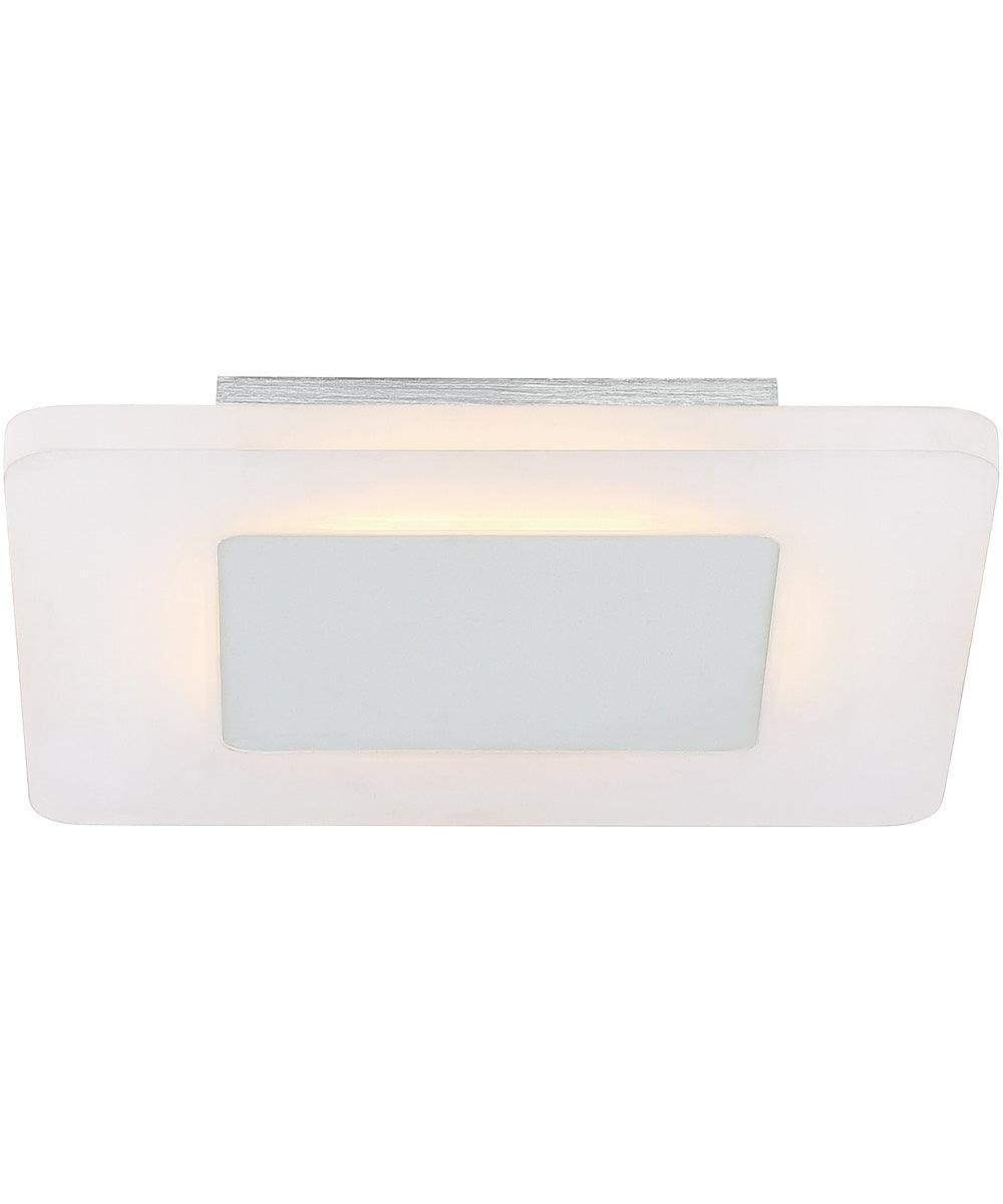 Aglow Small Flush Mount White Lustre