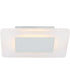 Aglow Small Flush Mount White Lustre