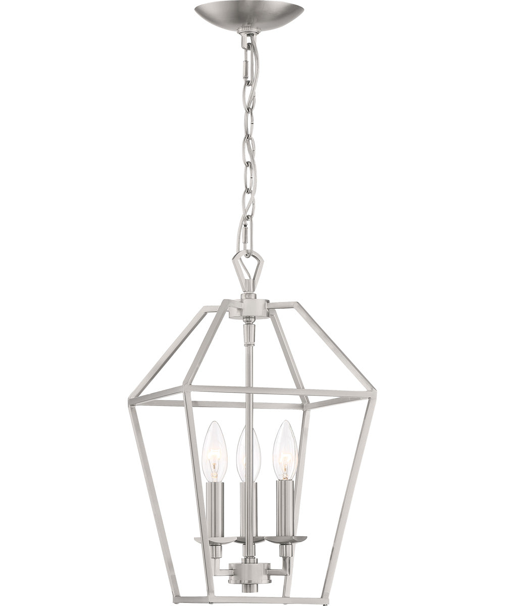 Aviary 3-light Pendant Brushed Nickel