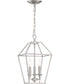 Aviary 3-light Pendant Brushed Nickel