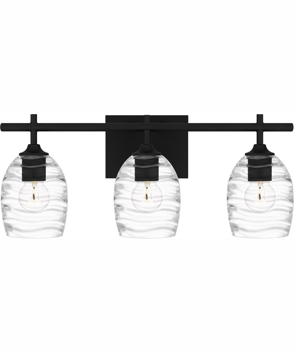 Lucy Large 3-light Bath Light Matte Black