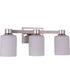 Bretton 3-Light Vanity Polished Nickel