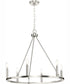 Gilliam 6-Light New Traditional Chandelier Brushed Nickel