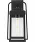 Walcott 1-Light Modern Farmhouse Outdoor Medium Wall Lantern Textured Black