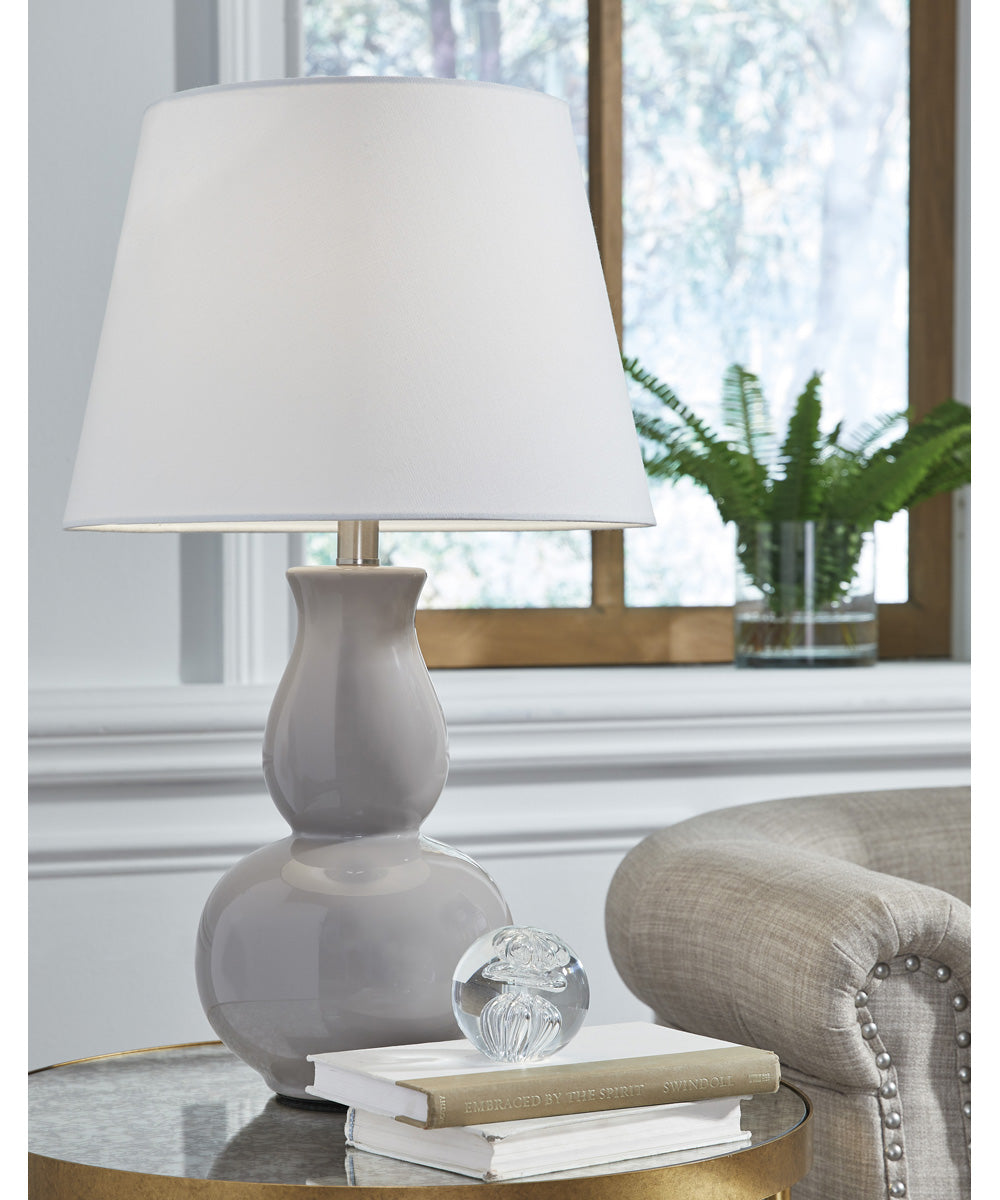 Zellrock Ceramic Table Lamp (1/CN) Gray