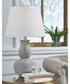 Zellrock Ceramic Table Lamp (1/CN) Gray