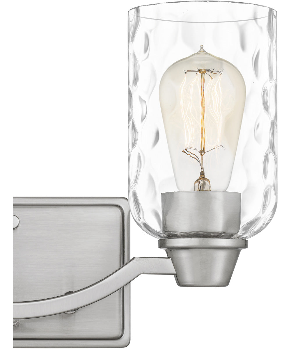 Acacia Medium 2-light Bath Light Brushed Nickel