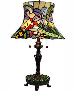 Entrada Floral Tiffany Table Lamp