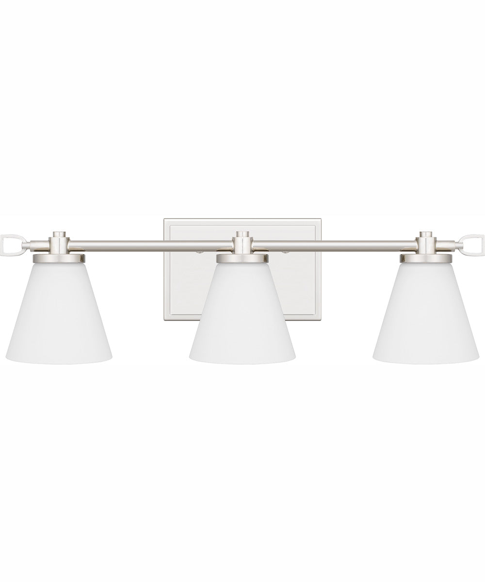 Daniels Large Bath Light Polished Nickel