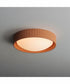 Souffle 14 inch LED Flush Mount Terra Cotta