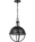 Lincoln 1-Light Pendant Matte Black