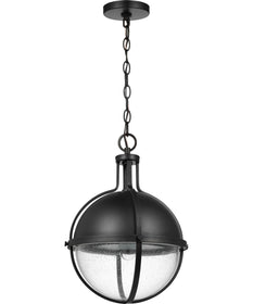 Lincoln 1-Light Pendant Matte Black