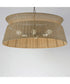 Tulum 6-Light Chandelier Dark Bronze