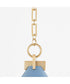1-light Pendant Blue w/ Aged Brass