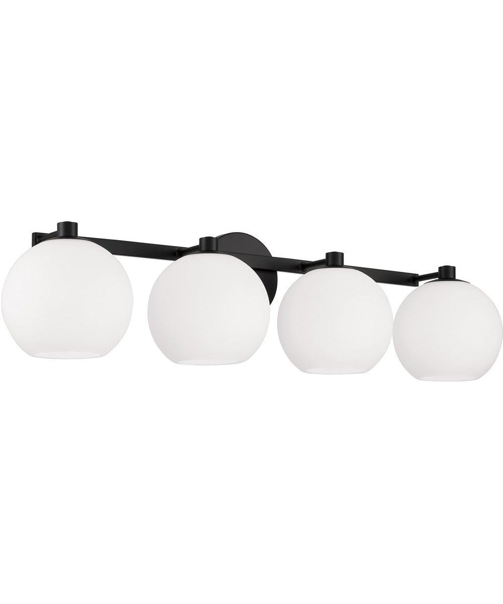 Ansley 4-Light Vanity Matte Black