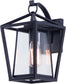 14"H Artisan 1-Light Outdoor Wall Mount Black