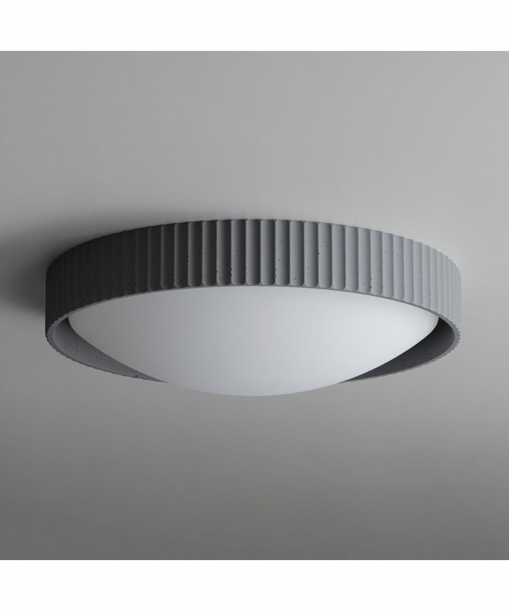 Souffle 18 inch LED Flush Mount Gray