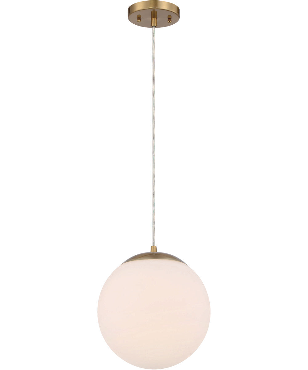 Gaze 1-Light Pendant Satin Brass