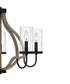 Cornelia 5-light Chandelier Matte Black