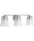 Cascadia 3-Light Bath & Vanity Polished Chrome