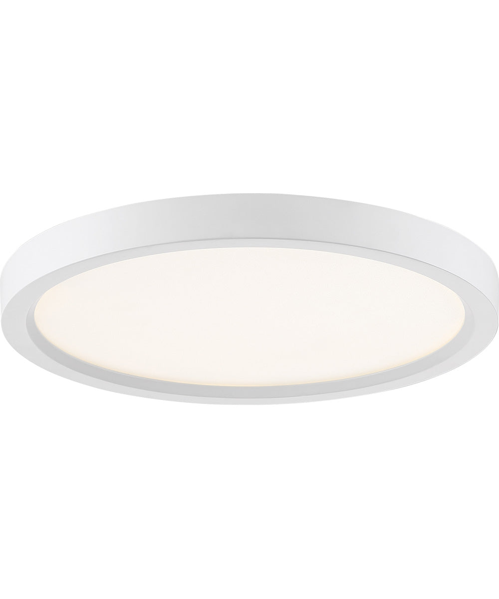 Outskirts  Flush Mount White Lustre