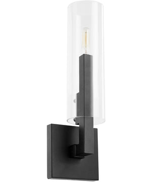 Harbin 1-light Wall Mount Light Fixture Textured Black