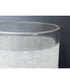 Alexa 3-Light Etched Linen With Clear Edge Glass Modern Bath Vanity Light Brushed Nickel