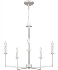 Prescott 5-light Chandelier Brushed Nickel