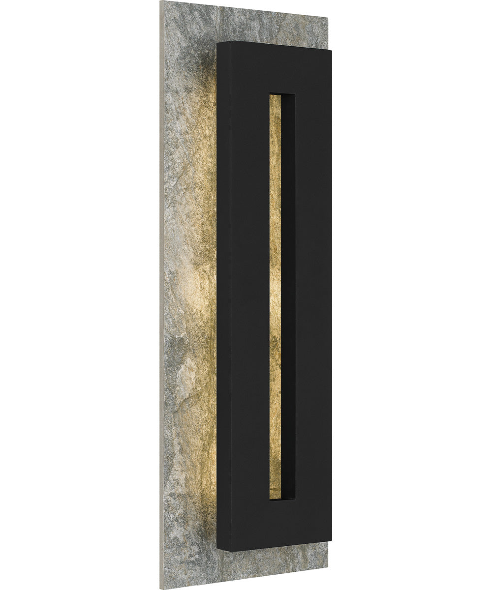Tate Large Outdoor Wall Light  Coastal Armour Aluminum Earth Black