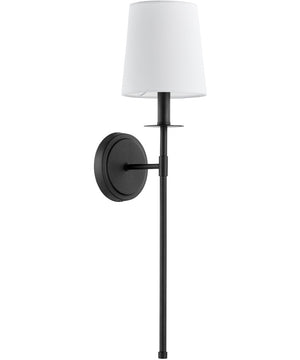 1-light Wall Mount Light Fixture Noir
