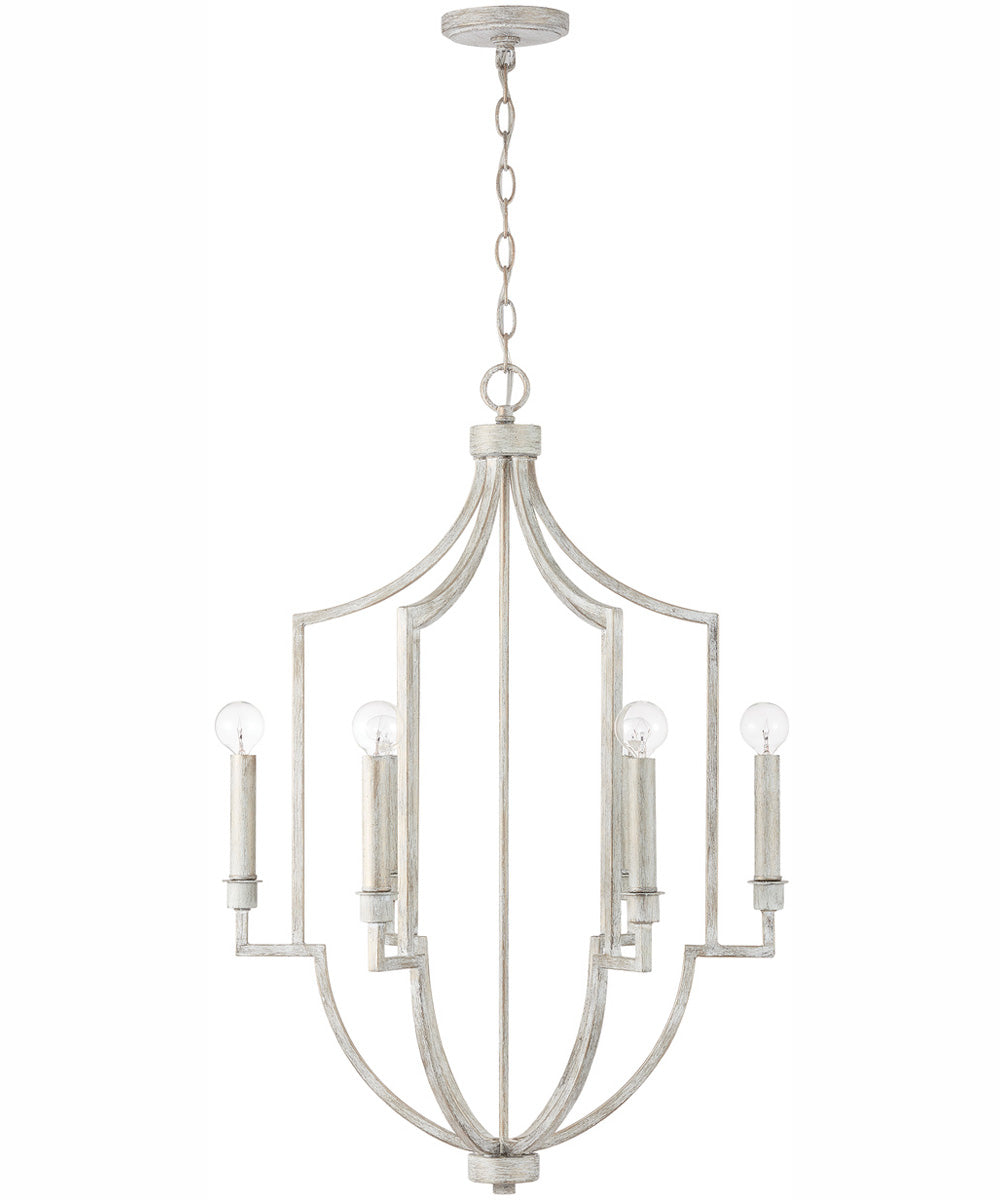 Demi 6-Light Foyer Winter White