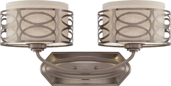21"W Harlow 2-Light Vanity & Wall Hazel Bronze