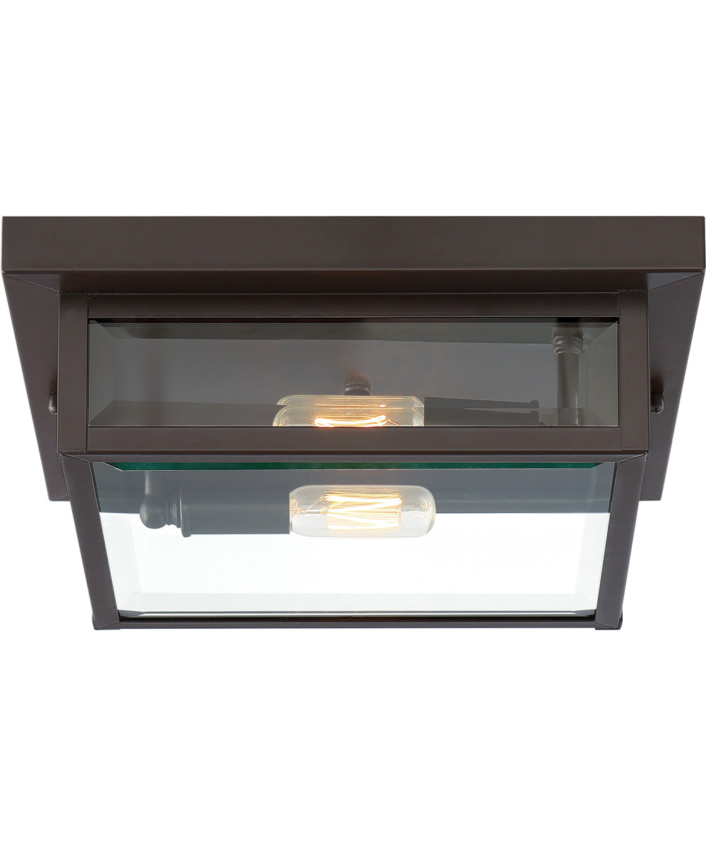Westover 2-light Flush Mount Western Bronze