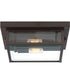 Westover 2-light Flush Mount Western Bronze