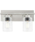 Carter 2-light Bath Vanity Light Satin Nickel