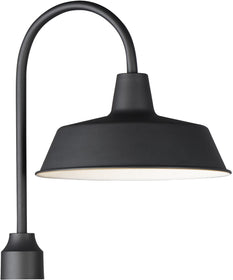 Pier M 1-Light Post Lantern Black