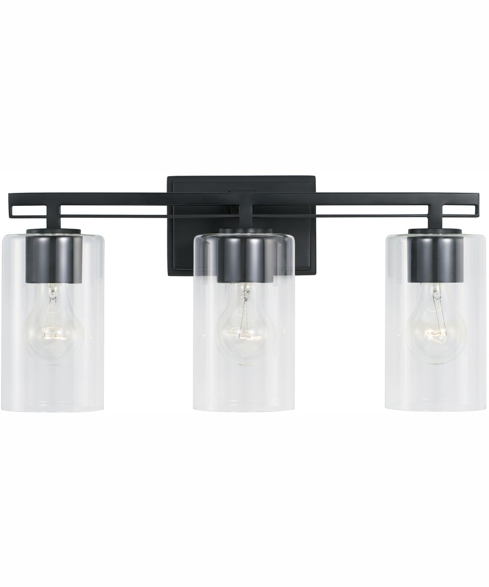 Shelton 3-Light Vanity Matte Black