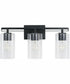 Shelton 3-Light Vanity Matte Black