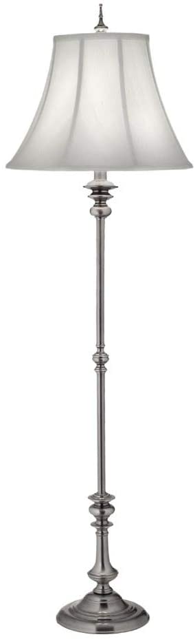 65"H Antique Nickel  Signature by Stiffel Floor Lamp, 3-Way