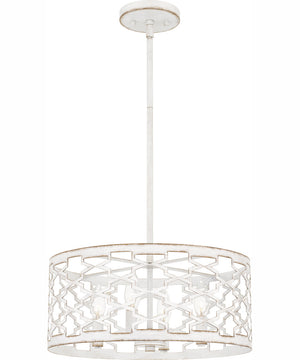 Quoizel Pendant Large 4-light Pendant Antique White