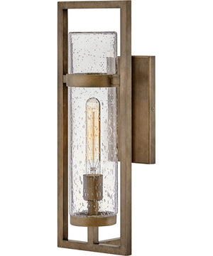 Cordillera 1-Light Medium Outdoor Wall Mount Lantern in Burnished Bronze