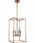 Tarryn 4-Light Foyer Satin Brass