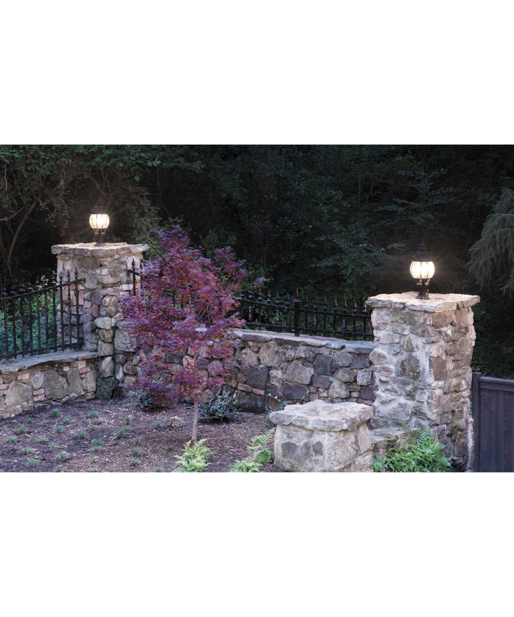 Pedestal Mount for Outdoor Lanterns Textured Black